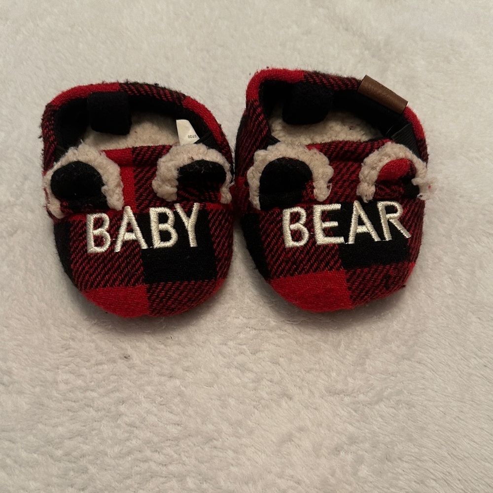 Plaid Baby Bear Kids Shoes